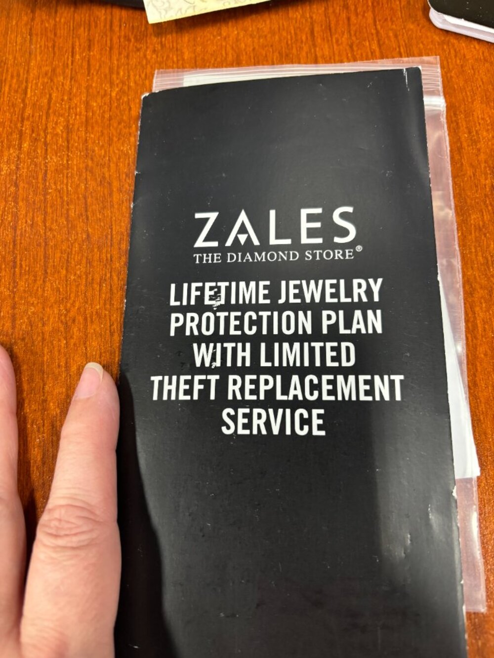 ZALES 1/2 cttw Diamond Eternity Band, 14k WG with Lifetime Protection Plan - Picture 8 of 9